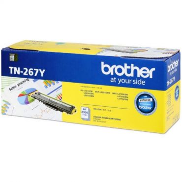 Brother TN-267Y 高容量 黃色原廠碳粉匣 hl-l3270cdw / dcp-l3551cdw / mfc-l3750cdw / mfc-l3770cdw