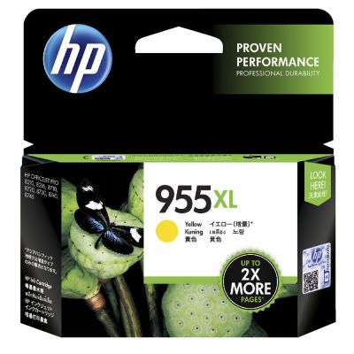 HP 955XL 高印量黃色原廠墨水匣 L0S69AA