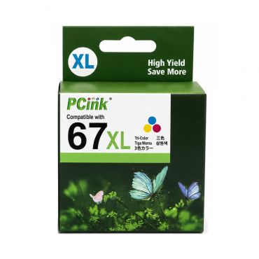 HP NO.67XL 彩色環保墨水匣 3YM58AA