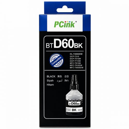 Brother BTD60BK 黑色相容墨水 BTD-60BK / T310 / T510W / T710W / T810W / T910DW / MFC-T4500DW / HL-T4000DW