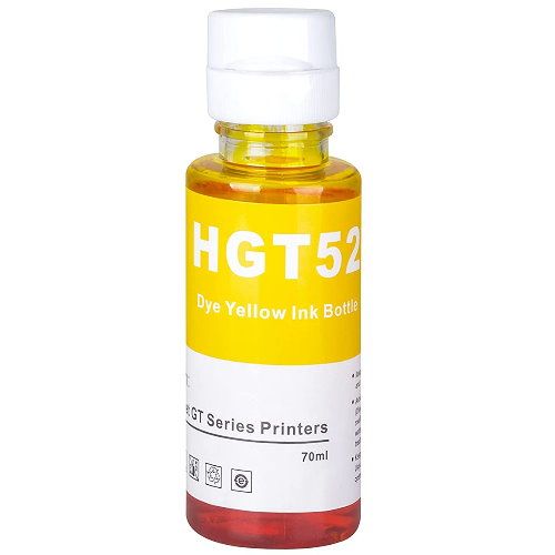 HP GT52 / GT-52 黃色相容墨水 GT-5810 / GT-5820 /ST500 / ST515 / ST615 / IT115 / IT310 / IT315 / IT415 / IT419