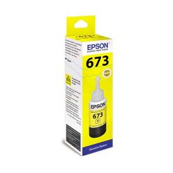 Epson T673400 黃色原廠墨水