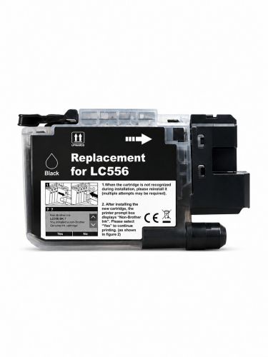 Brother LC556BK 黑色副廠墨水匣 J4350DW / J4550DW