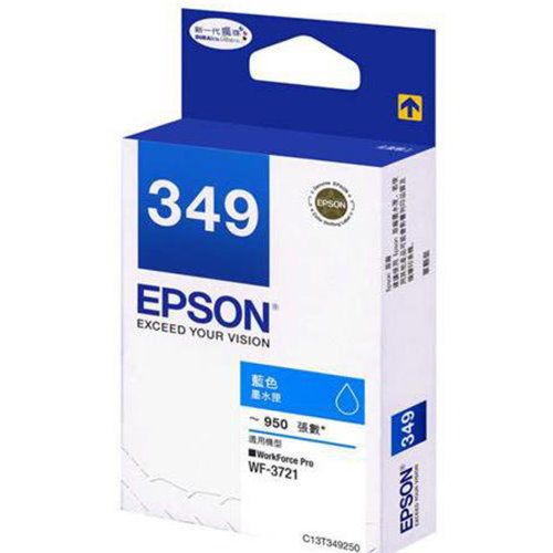 EPSON  T349250  藍色原廠墨水匣 NO.349