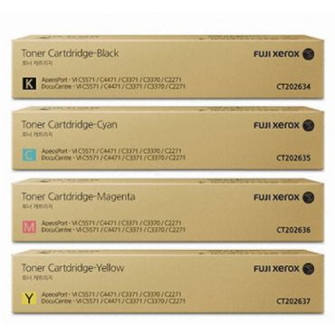 Fuji Xerox  CT202634 CT202635 CT202636 CT202637   原廠碳粉匣 (1組4色)