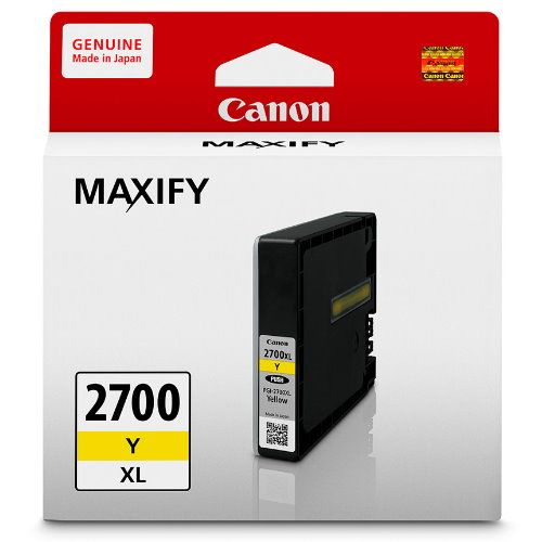 CANON PGI-2700XLY 黃色原廠墨水匣