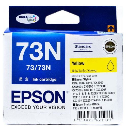 EPSON C13T105450 黃色原廠墨水匣 T0734N