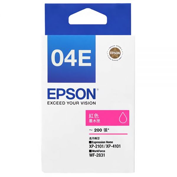 EPSON T04E350 原廠紅色墨水匣
