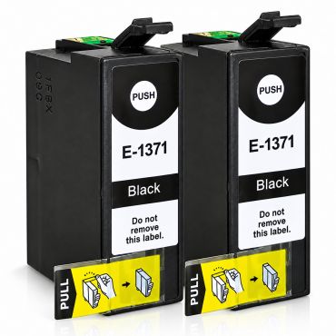 EPSON T1371 / T137151 黑色副廠墨水匣