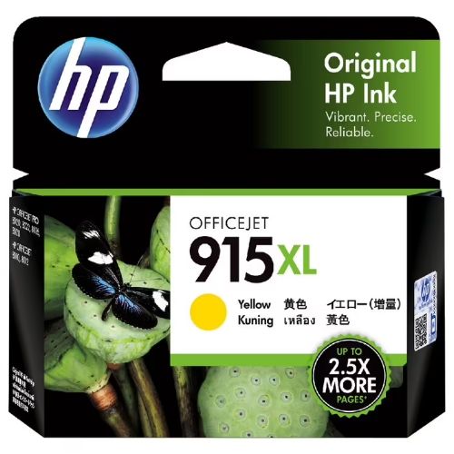 HP 915XL 高印量黃色原廠墨水匣 3YM21AA