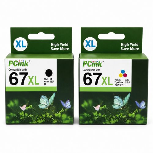 HP NO.67XL 環保墨水匣  (4黑+2彩) 3YM57AA 3YM58AA