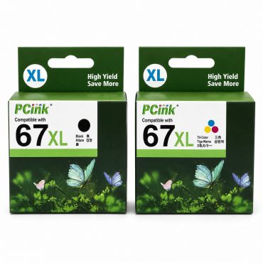 HP NO.67XL 環保墨水匣  (4黑+2彩) 3YM57AA 3YM58AA