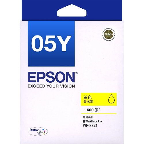 EPSON T05Y450 黃色原廠墨水匣 WF-3821