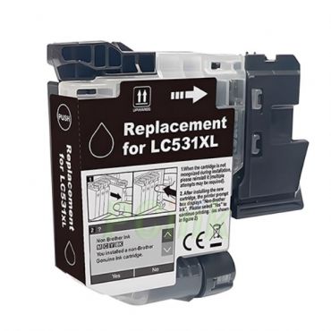 Brother LC531XLBK 黑色相容墨水匣 LC-531XLBK