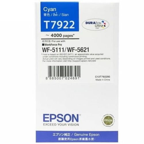 EPSON T792250 藍色原廠墨水匣