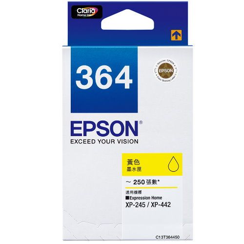 EPSON C13T364450 黃色原廠墨水匣